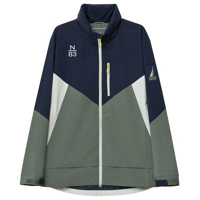 NAUTICA/诺帝卡挺括拼色薄外套