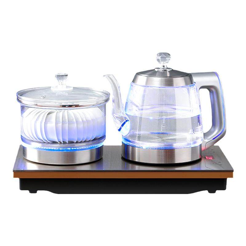 全自动底部上水电热水壶茶台烧水壶一体20*37茶桌嵌入式茶具套装