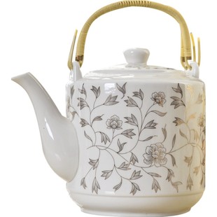 陶瓷水壶冷水壶茶壶凉水壶家用夏大凉开水壶容量玻璃装水耐高温