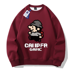 NASA联名美式复古长袖卫衣男女款秋季潮牌时尚轻奢百搭圆领情侣衫