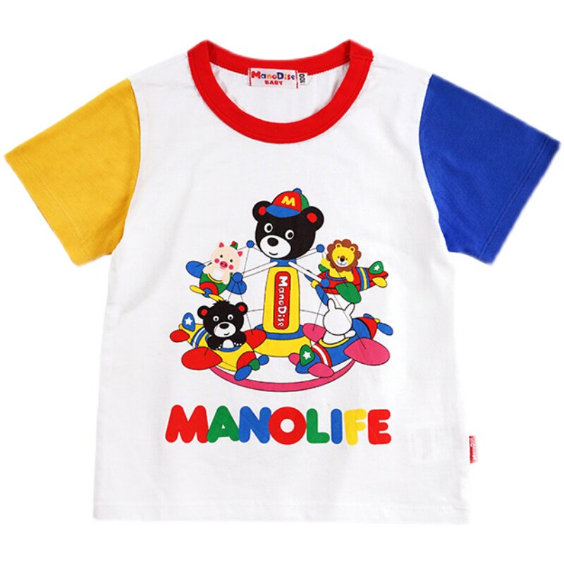 manodise儿童短袖卡通