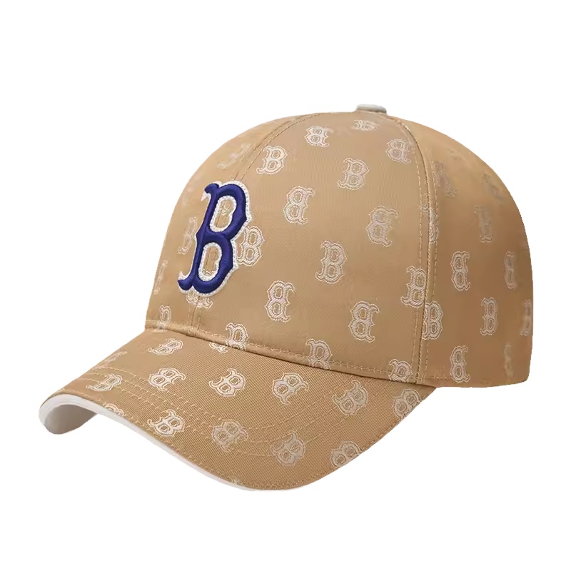 暗花满标情侣棒球帽MLB明星同款