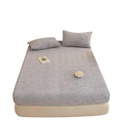 冬季牛奶绒床笠单件珊瑚绒床罩