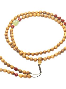 五行缺木火补木火手链朱砂和田玉男女手链佛珠手串老山檀木饰品