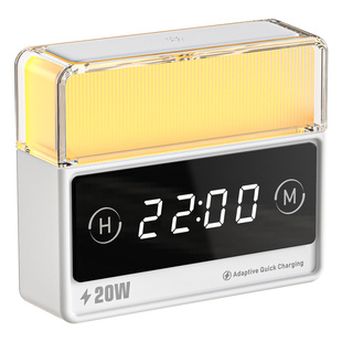 插电款床头小夜灯卧室睡眠灯夜间声控感应智能语音控制起夜插座灯