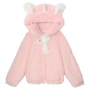 森女部落原创独角兽甜美奶乖套装小个子卫衣绒衫外套保暖秋冬女装