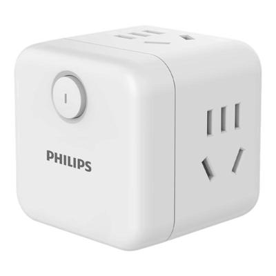 飞利浦魔方插座转换器USB接线板