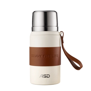 爱仕达大容量保温杯新款女生高颜值茶水分离便携泡茶水杯大号杯子