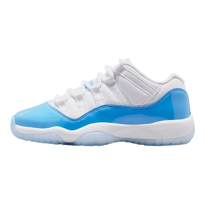 耐克女鞋大童鞋Air Jordan 11 AJ11白蓝低帮复古篮球鞋FV5121-100