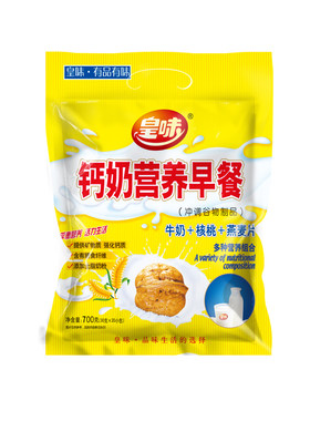 皇味牛奶核桃即食700g冲饮燕麦片