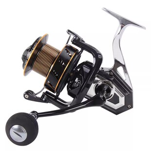 东钓主锚鱼轮远投纺车轮全金属无间隙锚杆海竿钓轮10000型浅线杯