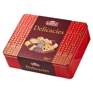 波兰进口Lambertz甄选什锦巧克力曲奇饼干礼盒高档喜饼伴手礼零食