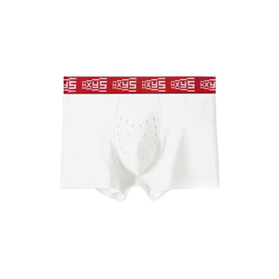 野兽来了唤醒野兽男士内裤零染棉无染色抑菌平角大码亲肤四角裤