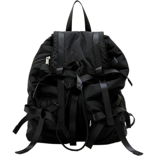 2026新款大容量背包日系小众设计蝴蝶结双肩包女通勤电脑轻便书包