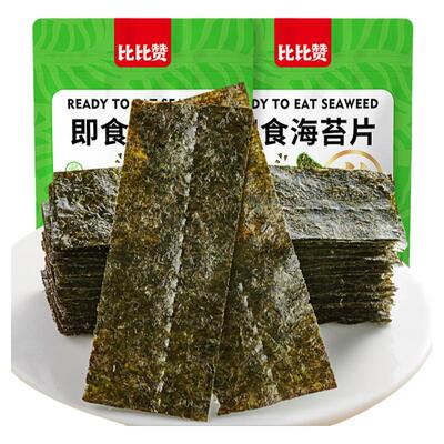 比比赞即食海苔片休闲推荐