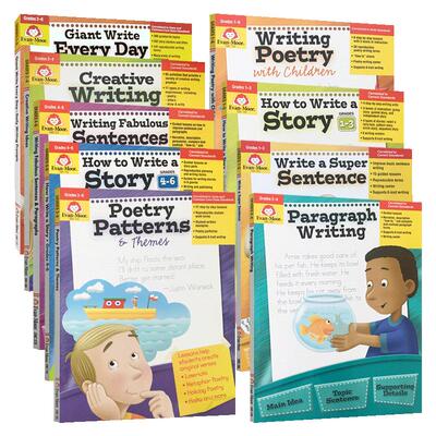 美国原版进口教辅书写作练习