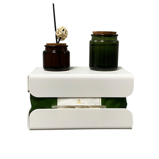 亚克力壁挂小号纸巾盒卫生间大号加厚洗脸巾收纳盒厨房倒挂抽纸盒