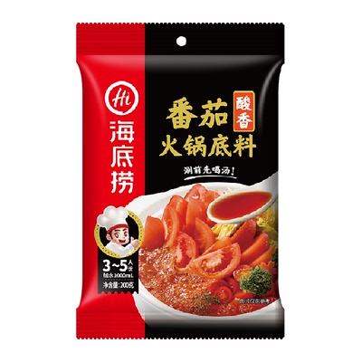 海底捞家庭装番茄火锅底料200g
