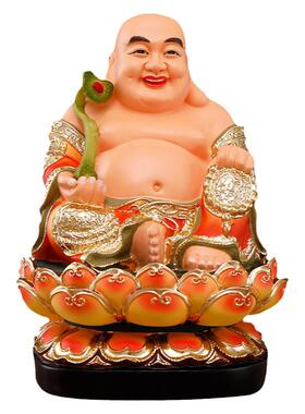 树脂招财摆件客厅卧室弥勒佛佛像
