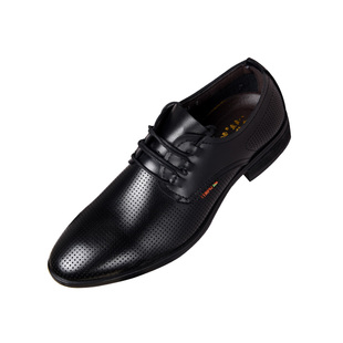 夏季男士皮鞋男镂空透气网眼商务正装凉鞋软皮打孔尖头夏天男鞋子