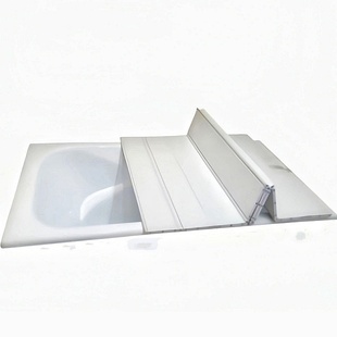 浴缸保温盖双人浴池折叠防尘板泡洗澡盆支架浴室免打孔搁板置物架