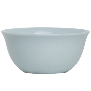 老货2004年薄荷绿卧足杯普洱茶杯工夫高温陶瓷釉下彩茶具家用50cc