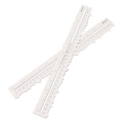 可得优安全不伤手毛边尺子