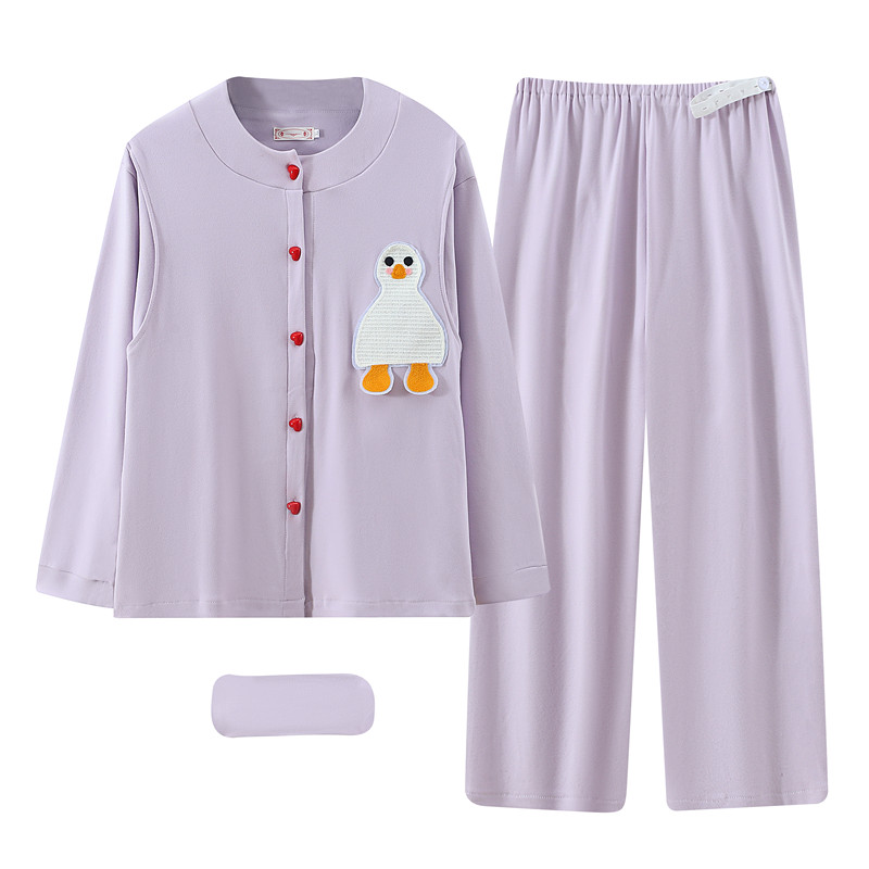 月子服带胸垫宽松大码