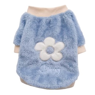 狗狗衣服新款花朵卫衣秋冬季宠物小型犬泰迪比熊保暖加厚猫咪衣服