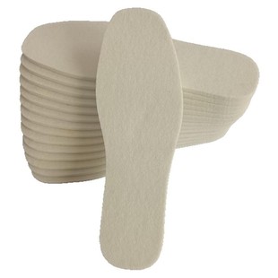 10双装加厚羊毛毡鞋垫吸汗防臭保暖透气男女士棉鞋垫冬季毡子鞋垫