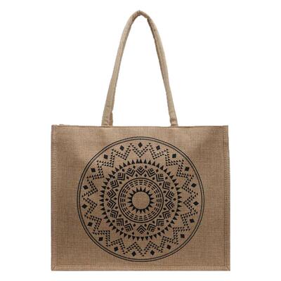 2026新款A3特大号麻布托特包