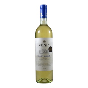 ZONIN PINOT GRIGIO 意大利威尼托IGT卓林家族灰比诺白葡萄酒2023