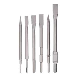 正品方大王尖扁凿子长六角镐钎电镐头铲子凿混凝土砖墙开槽作业