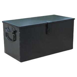 白铁皮定制大号带锁箱盒子加厚不生锈铁箱子五金工具箱收纳储物箱