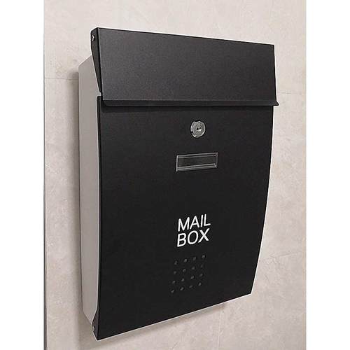 包邮 高档铁艺欧式信报箱 邮箱意见箱 室外壁挂防雨防水