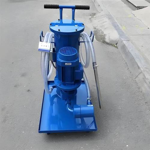 移动式滤油车LUC-100润滑油液压油拉丝油精细滤油车小型加油机