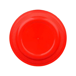 一次性红盘子食品级结婚塑料果菜盘红色婚礼喜庆用品瓜子干果高端