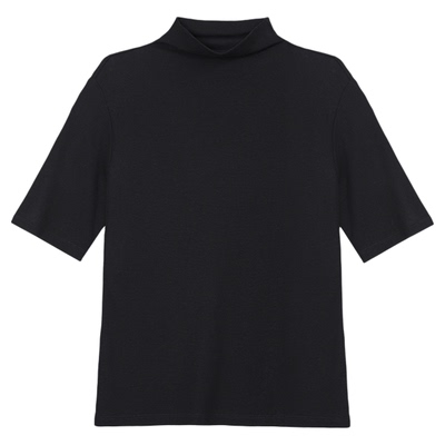 大洪洪【轻启春日】春季款天丝羊毛混纺高领针织衫女内搭打底上衣