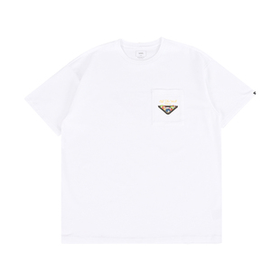 VANS 范斯男款台球印花运动休闲短袖T恤VN000BYXBLK VN000BYXWHT