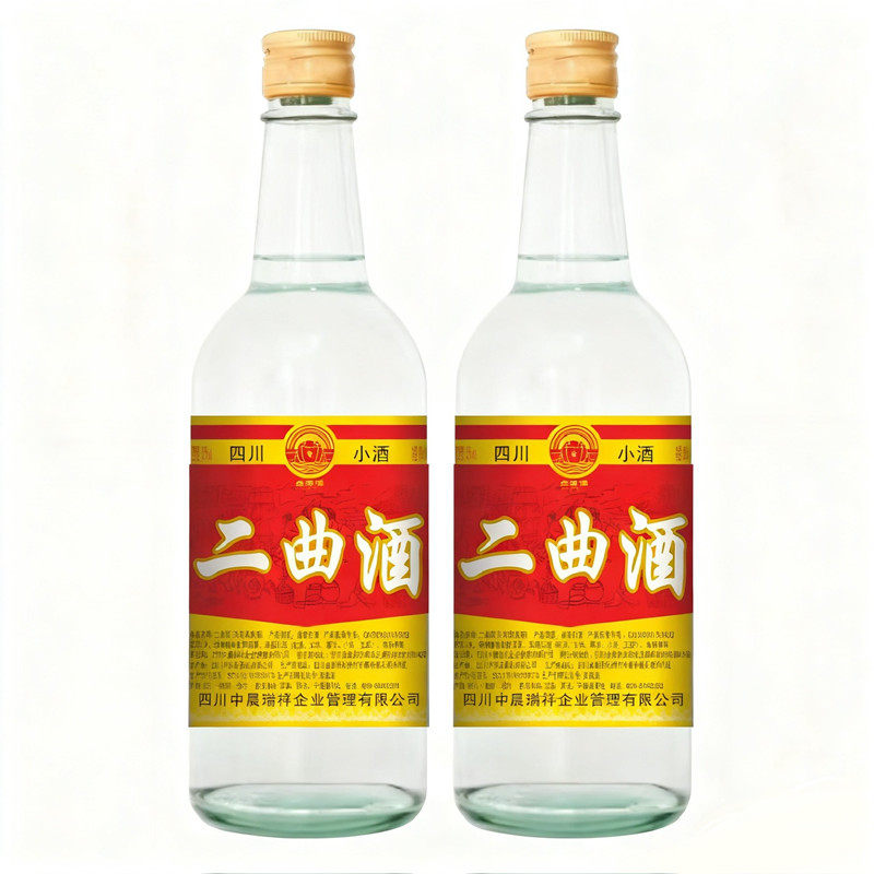 52度二曲酒浓香风味酒调香白酒四川绵竹金液潭500ml