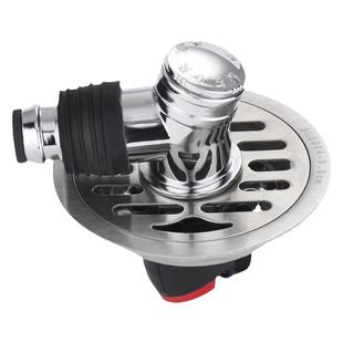 圆形防臭地漏老房子改造卫生间淋浴房大排量不锈钢洗衣机双用9/14