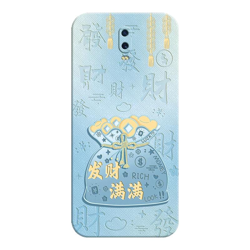 适用一加6t手机壳送挂绳