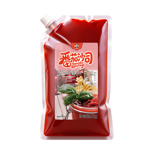 魅荣番茄酱1Kg商用特惠开袋即食一酱多用手抓饼木桶饭烤肉番茄酱