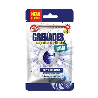 口香糖歌雷呐十级超级薄荷