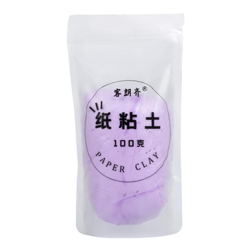 国产Soft彩色超轻量纸粘土100克特惠装仿真果酱奶油纸黏土不混色