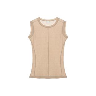 THE MEANING OF 设计师品牌  修身圆领无袖上衣 SOLSOL买手店