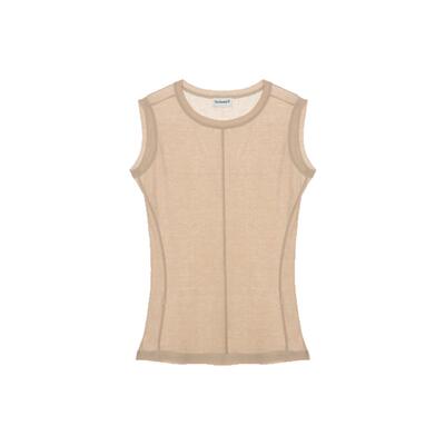 THE MEANING OF 设计师品牌  修身圆领无袖上衣 SOLSOL买手店