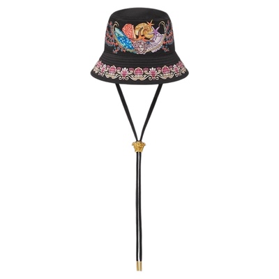 【季末优惠】VERSACE/范思哲 Coral Theatre渔夫帽