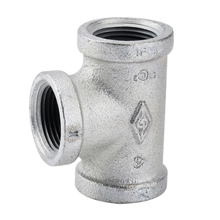 顶建 镀锌三通玛钢管件正三通4分6分1寸DN15 20 32 40 50铸铁三通