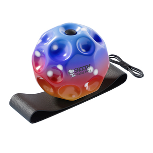 snoopy史努比官方正品手腕弹力球带绳回弹月球石儿童腕力跳跳球